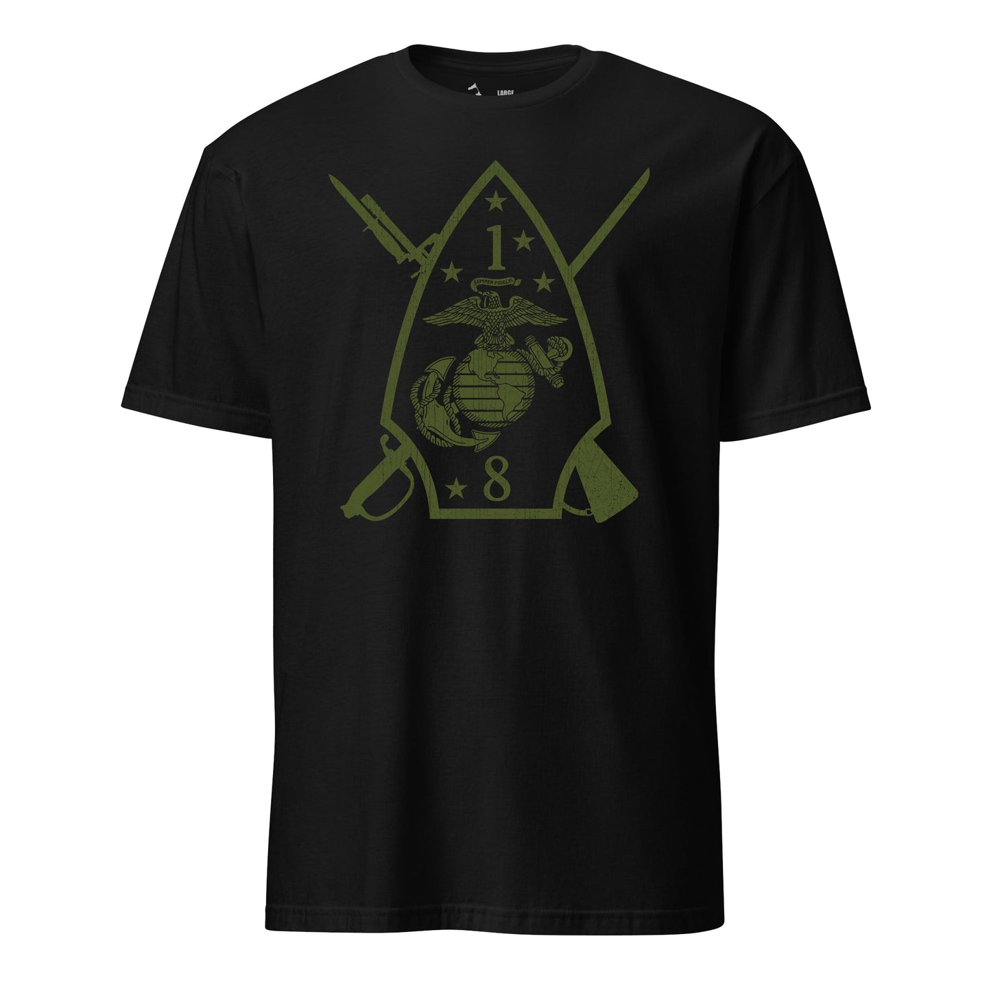 1st Battalion 8th Marines Subdued T-Shirt