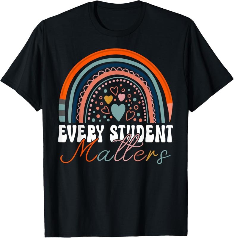 100% Cotton Every Student Matters Paraprofessional Support Teacher T-Shirt
