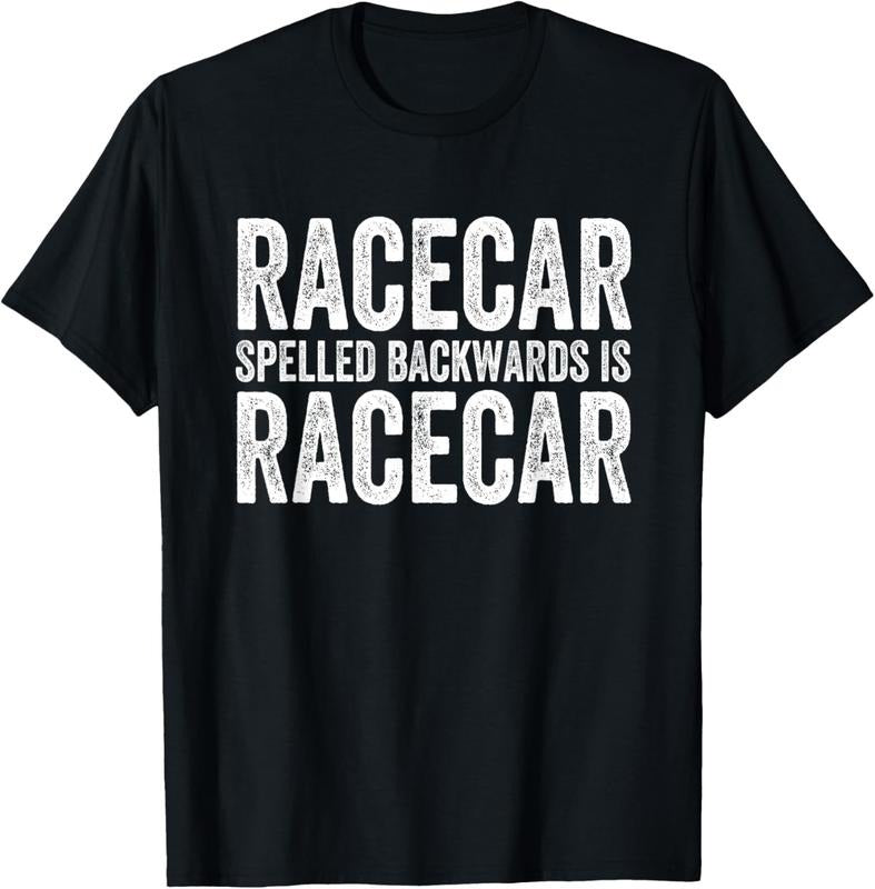 100% Cotton Racecar for Men Gift Mechanic Fast Race Car Racing Funny T-Shirt