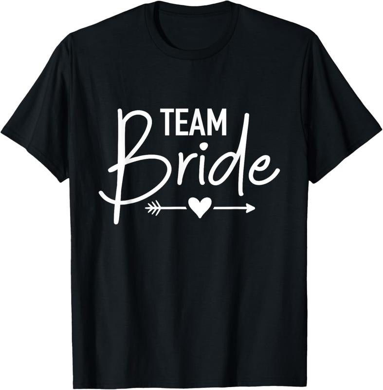 100% Cotton Team Bride bachelorette party T-Shirt