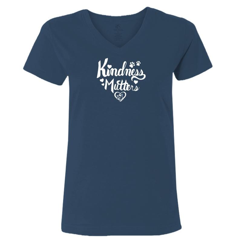 Kindness Mutters - Ladies T-Shirt V-Neck