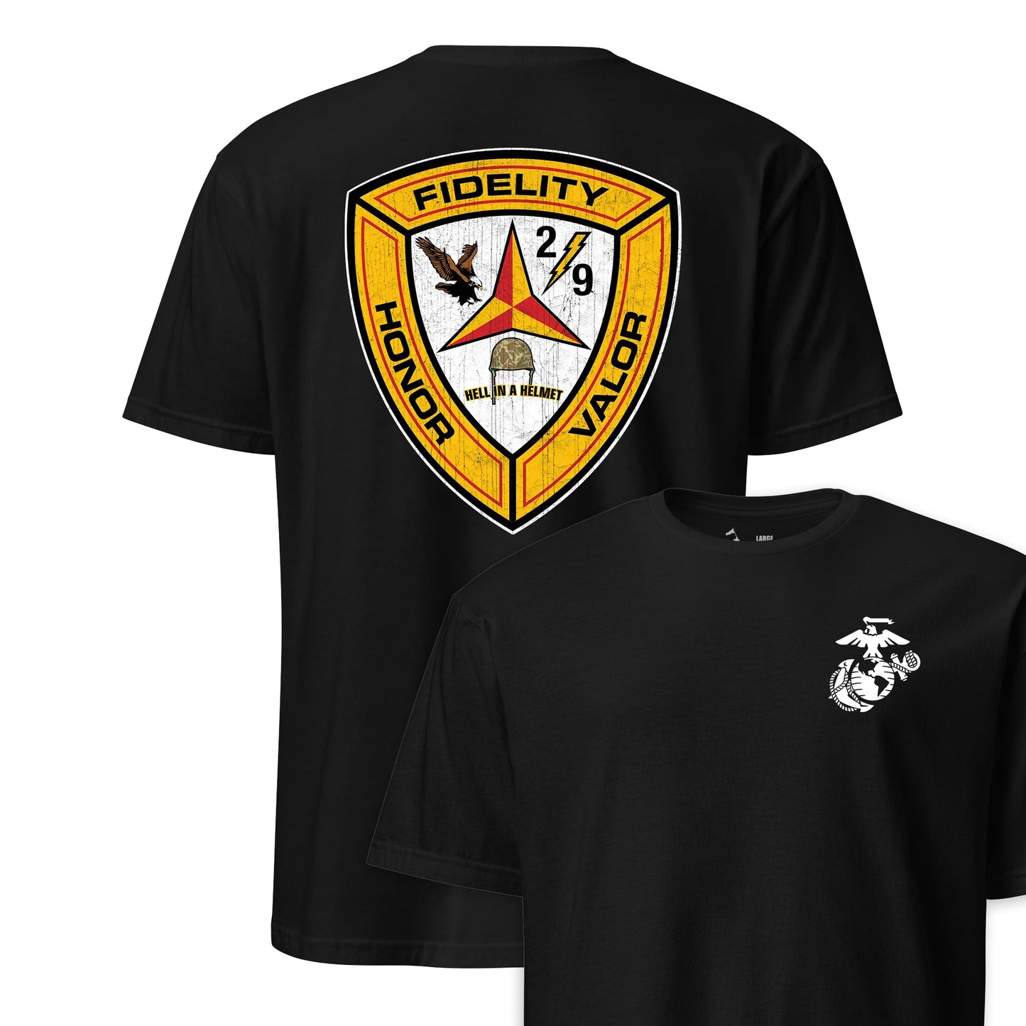 2nd Battalion 9th Marines Back Print T-Shirt