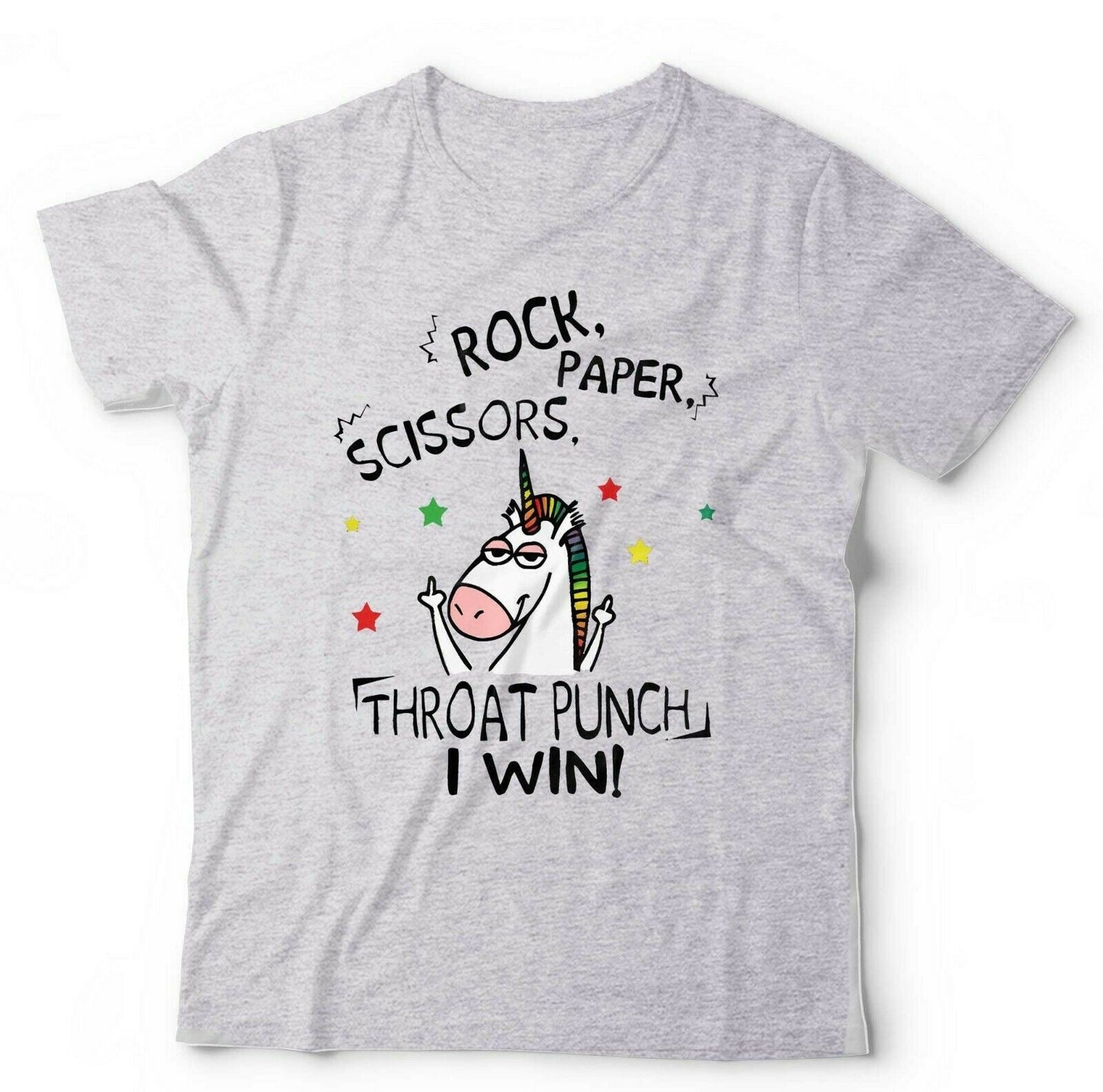 Rock Paper Scissors Throat Punch Tshirt Unisex & Kids