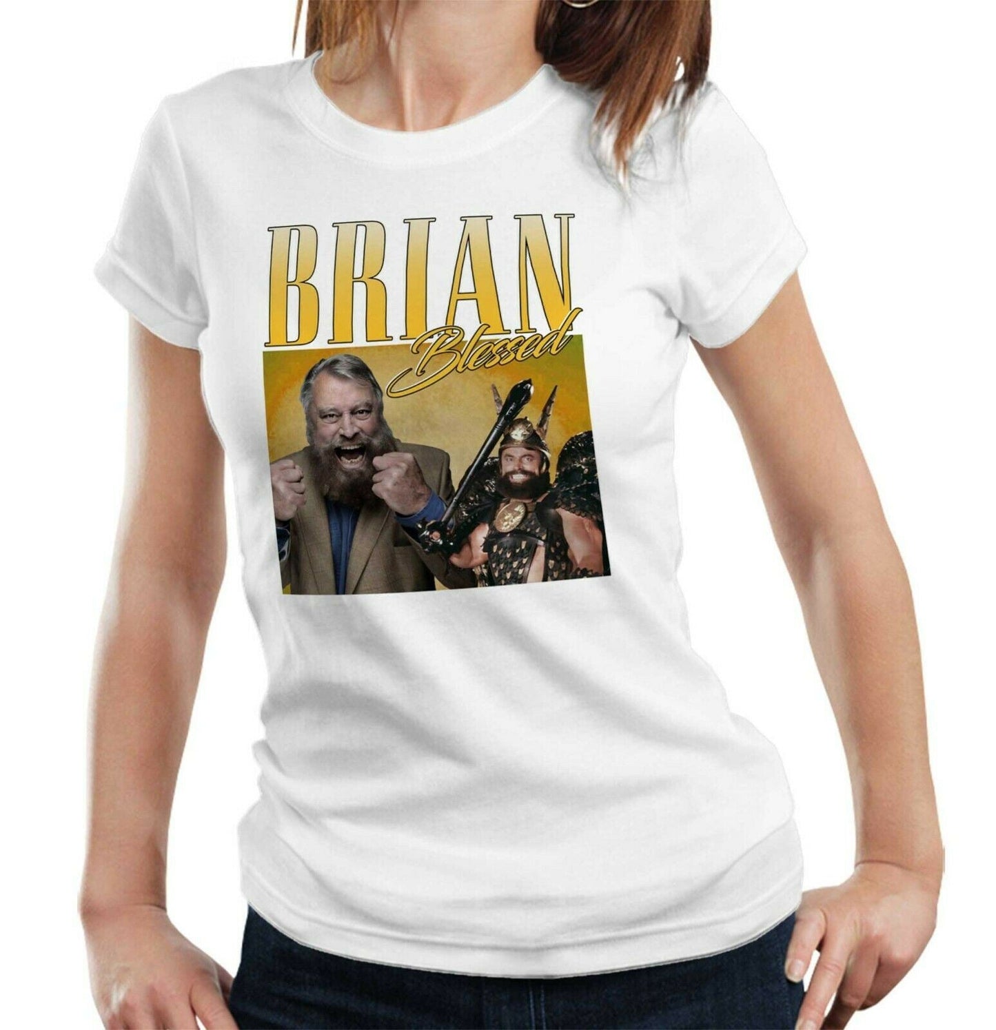 Brian Blessed Appreciation Tshirt Ladies Fitted