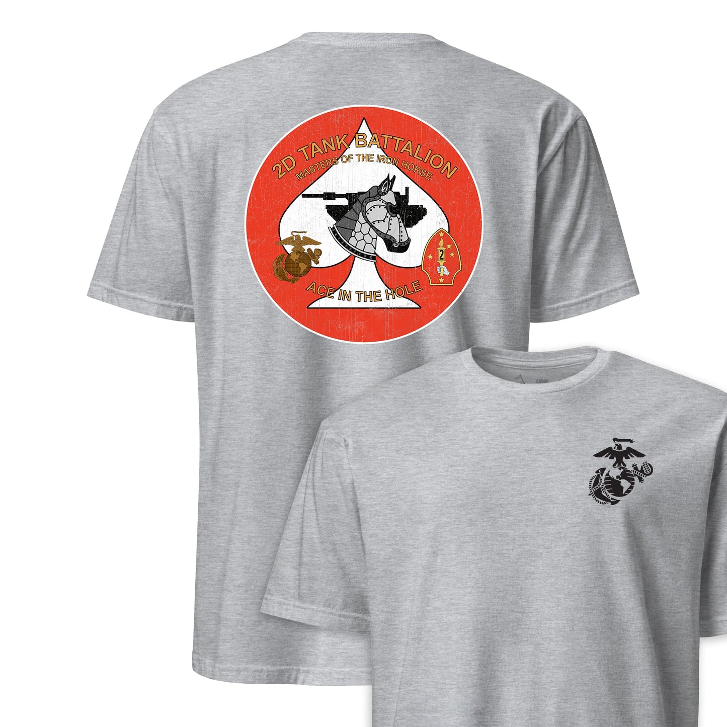 2nd Tank Battalion Back Print T-Shirt