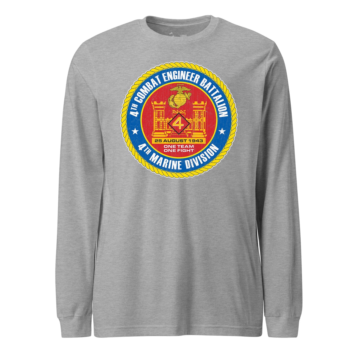 4th Combat Engineer Battalion Long Sleeve T-Shirt