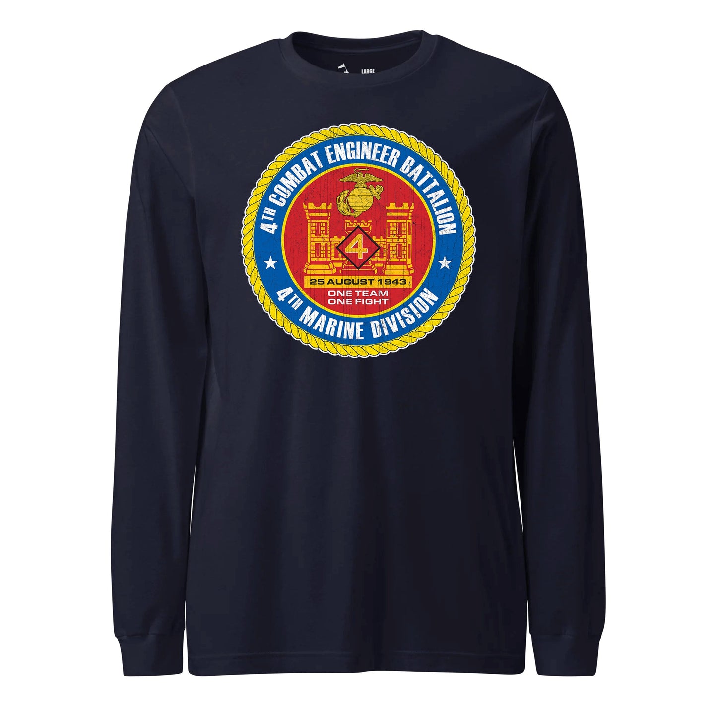 4th Combat Engineer Battalion Long Sleeve T-Shirt