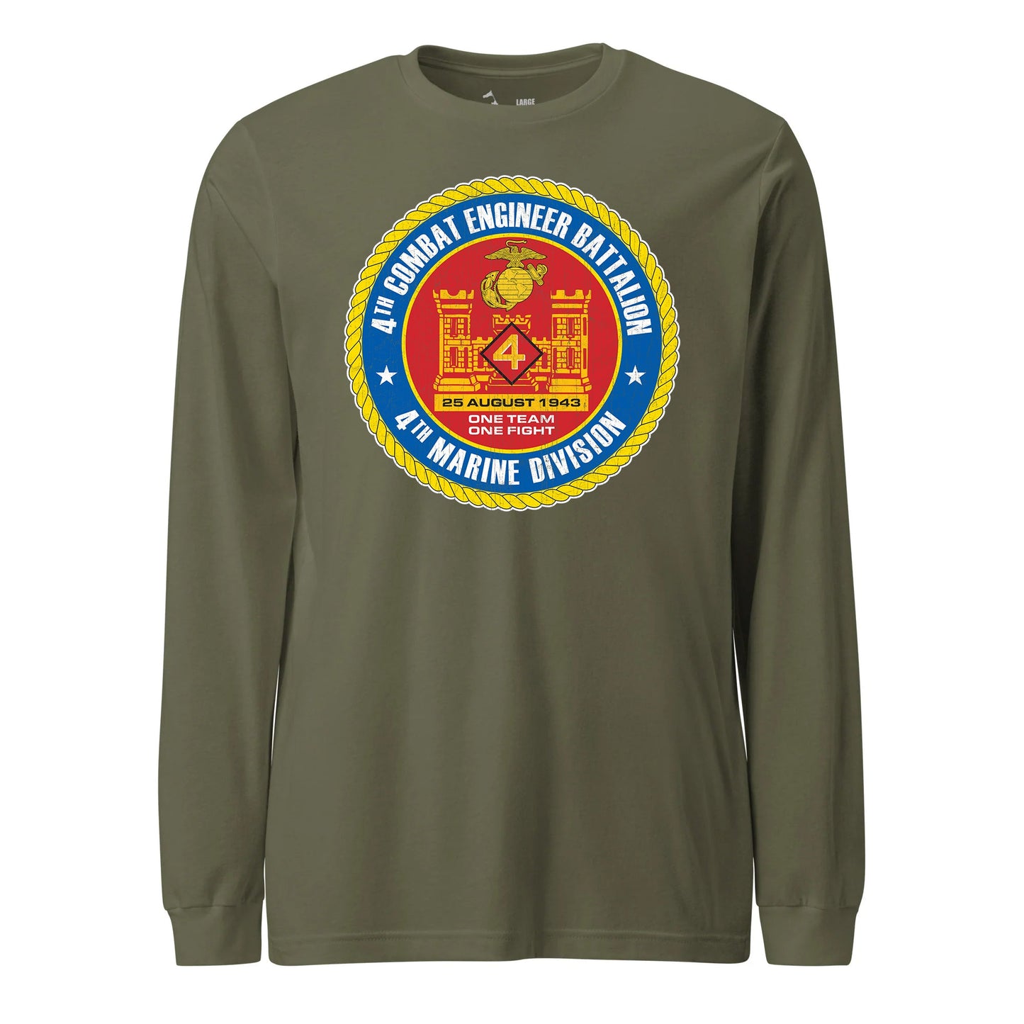 4th Combat Engineer Battalion Long Sleeve T-Shirt