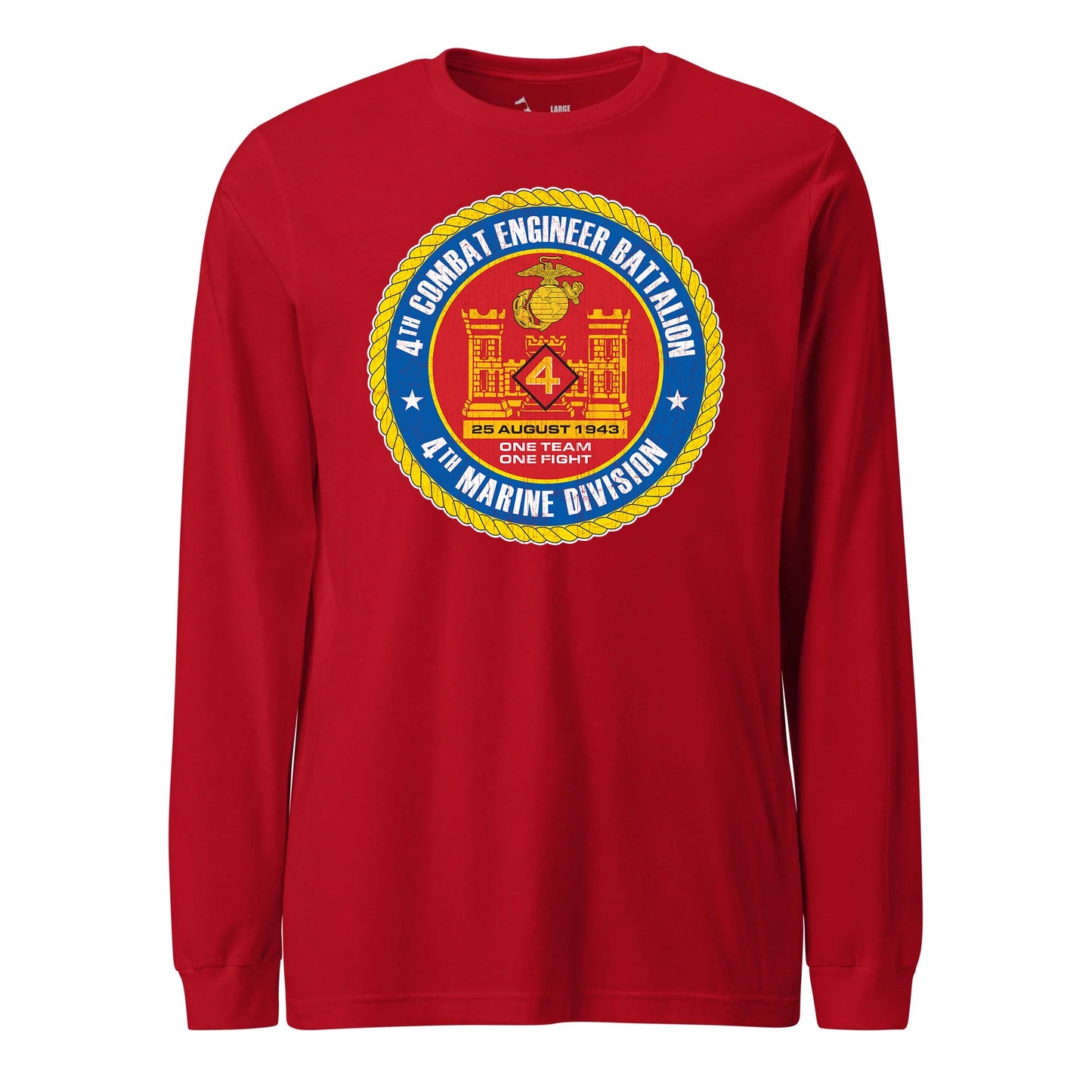 4th Combat Engineer Battalion Long Sleeve T-Shirt