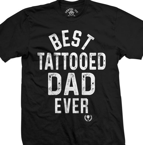 Best Tattooed Dad Men's T-Shirt