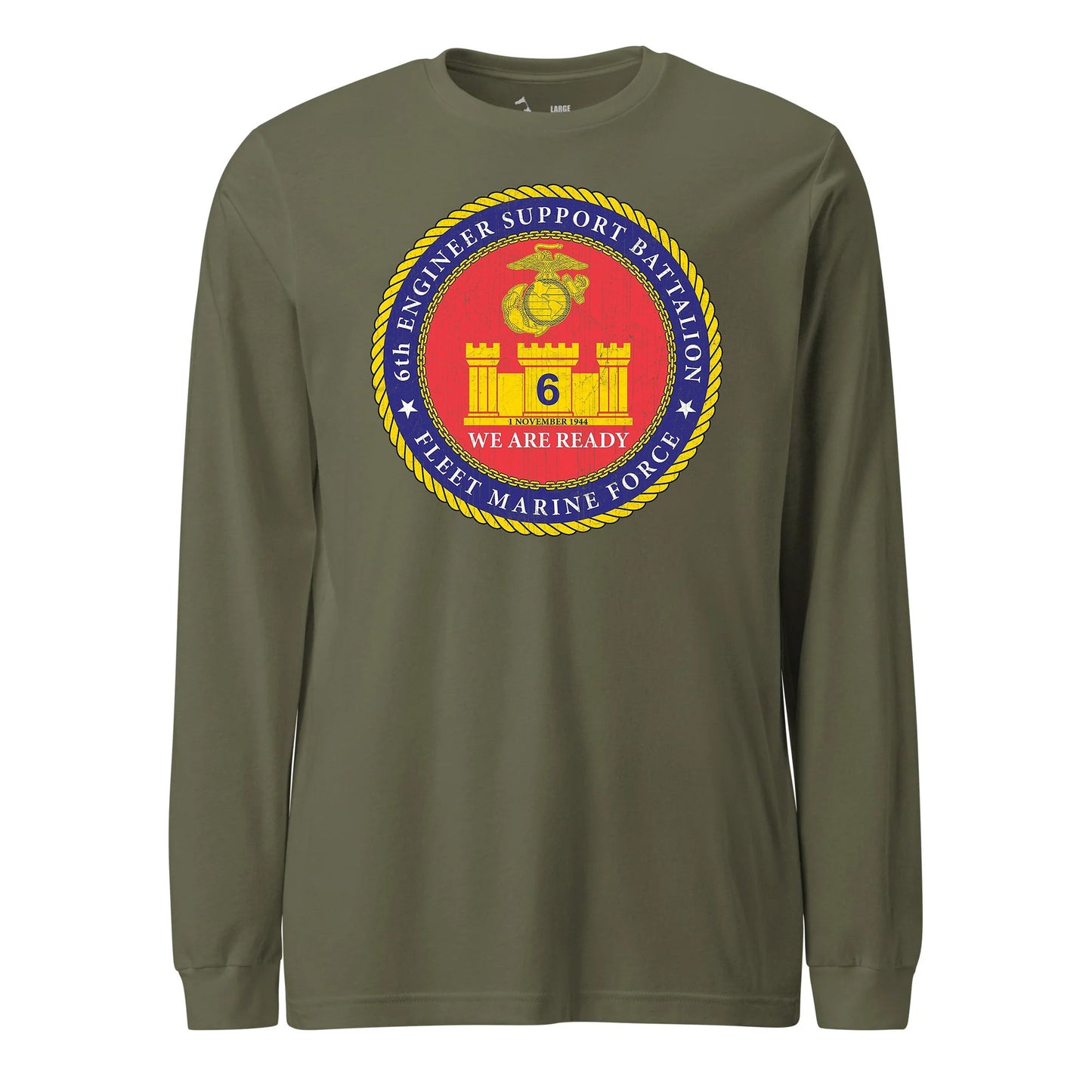6th Engineer Support Battalion Long Sleeve T-Shirt