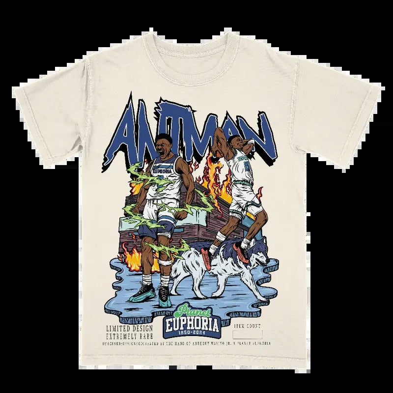 Anthony Edwards Shirt 90s Vintage Inspirational Basketball Graphic Tee Shirt for Men Women Streetwear