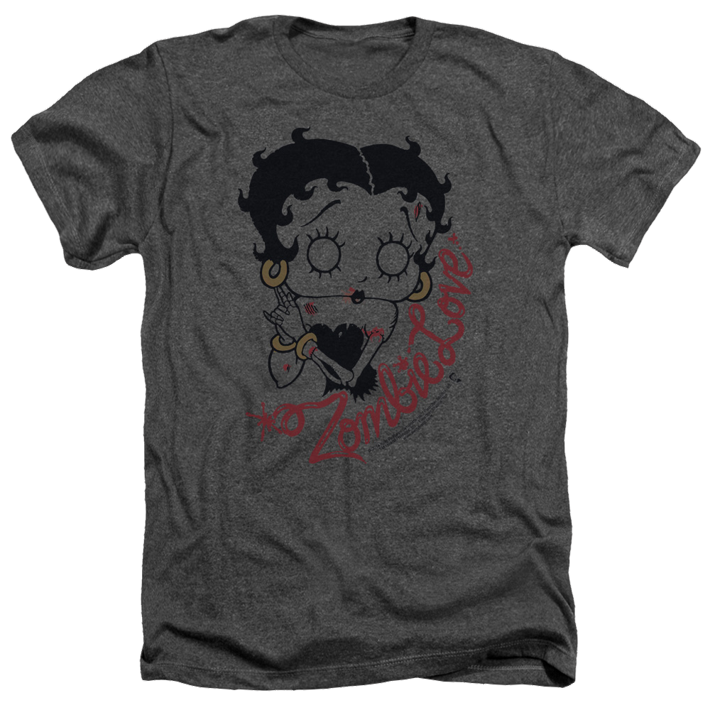 Betty Boop Classic Zombie - Men's Heather T-Shirt