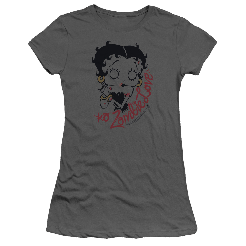 Betty Boop Classic Zombie - Juniors T-Shirt