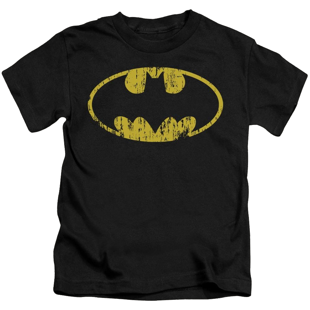 DC Batman Classic Logo Distressed - Kid's T-Shirt