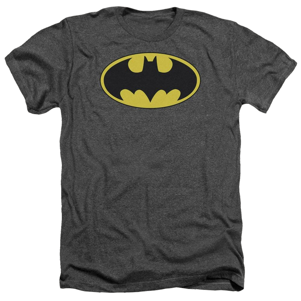 Batman Classic Bat Logo - Men's Heather T-Shirt