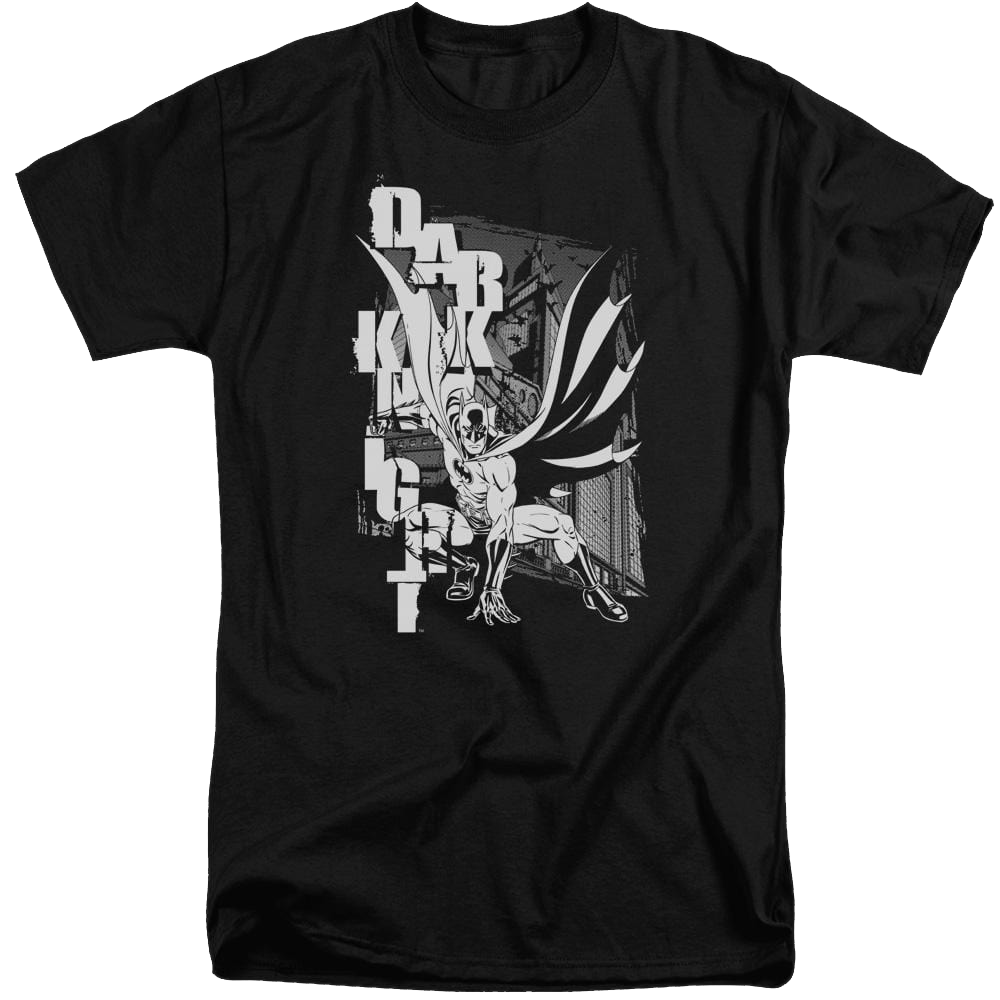 Batman Vertical Letters - Men's Tall Fit T-Shirt