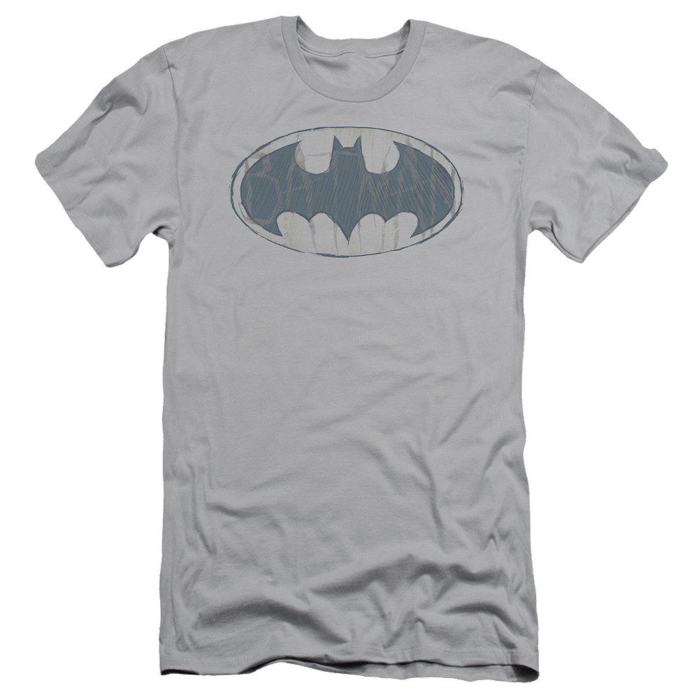 Batman Water Sketch Signal - Men's Slim Fit T-Shirt