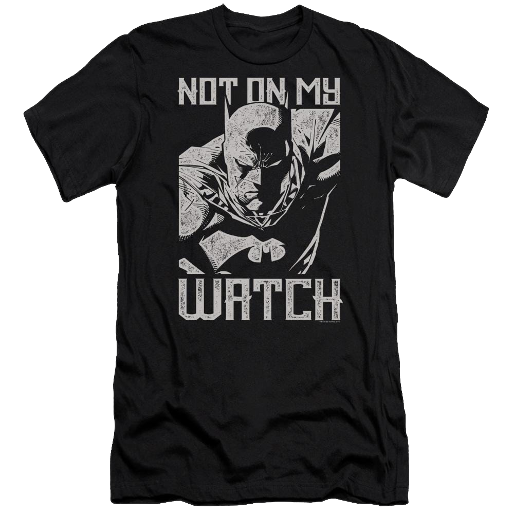 Batman Watch - Men's Premium Slim Fit T-Shirt
