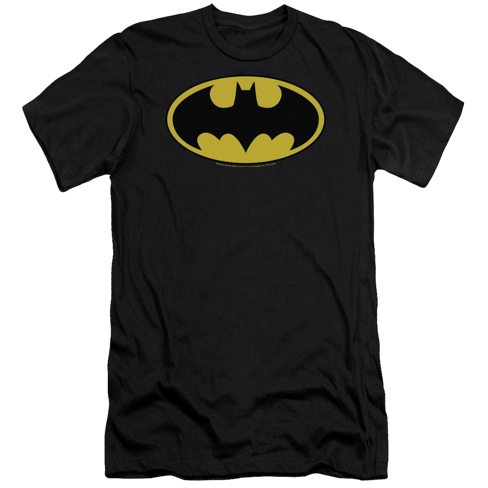 Dc Batman Batman Classic Logo - Men's Premium Slim Fit T-Shirt