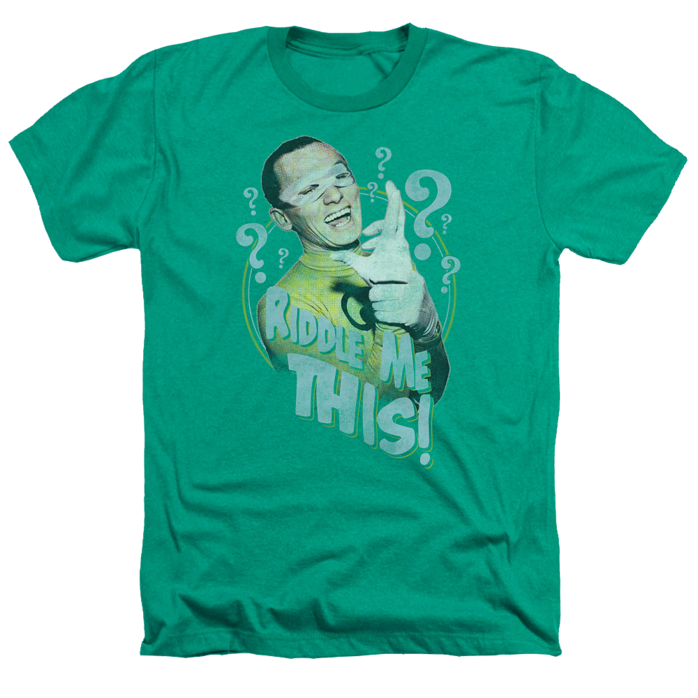 Batman - Classic TV Series Riddle Me This - Men's Heather T-Shirt