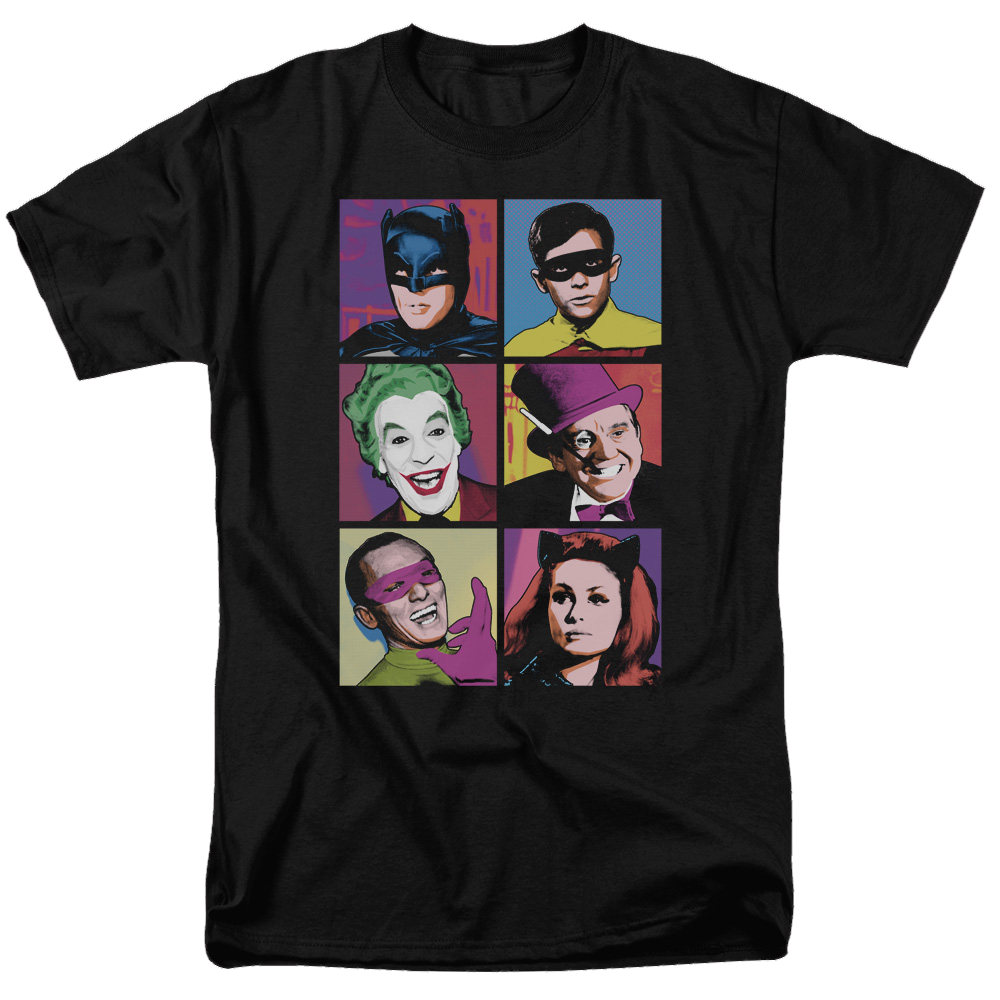 Batman - Classic TV Series Pop Cast - Men's Regular Fit T-Shirt