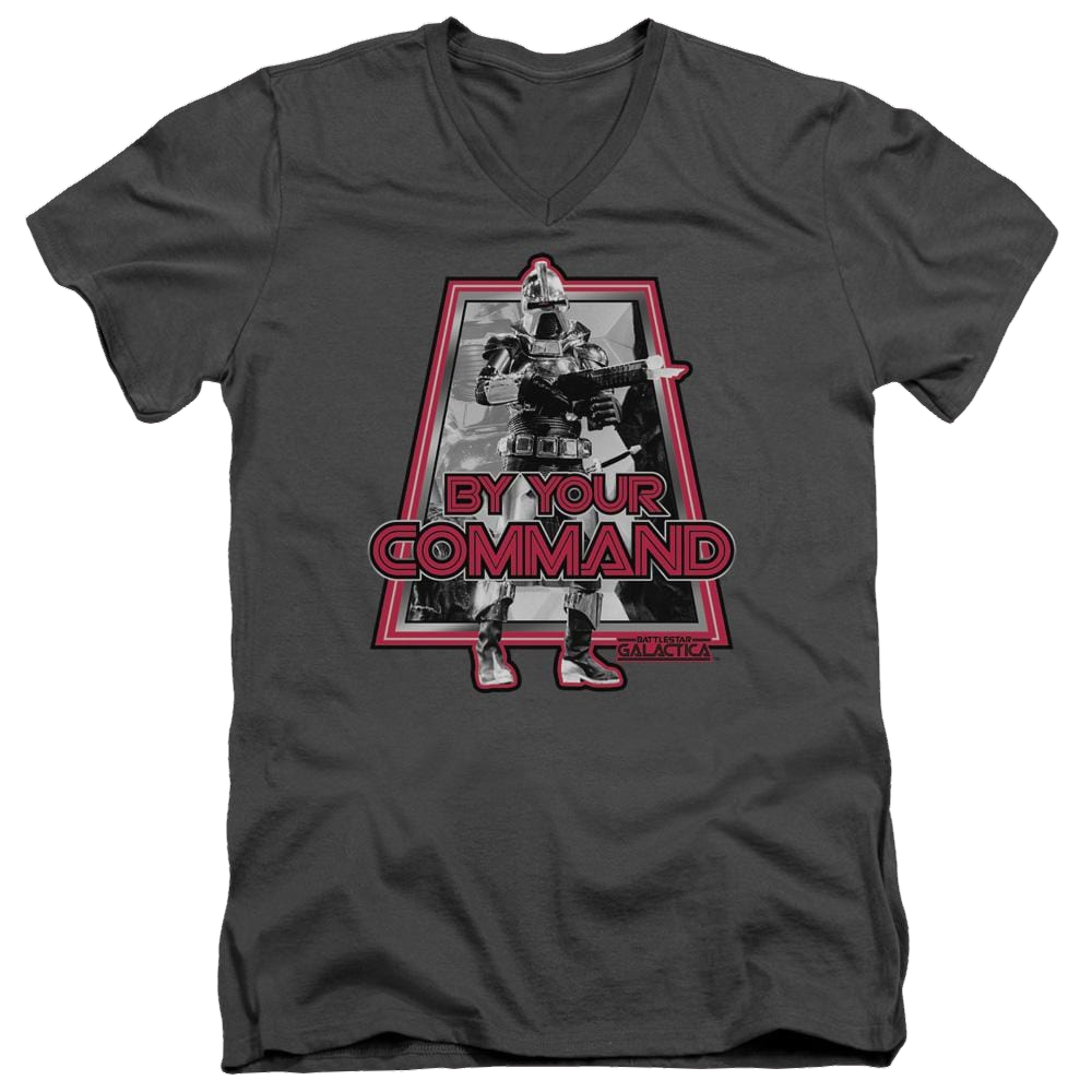 Battlestar Galactica By Your Command(classic) - Men's V-Neck T-Shirt