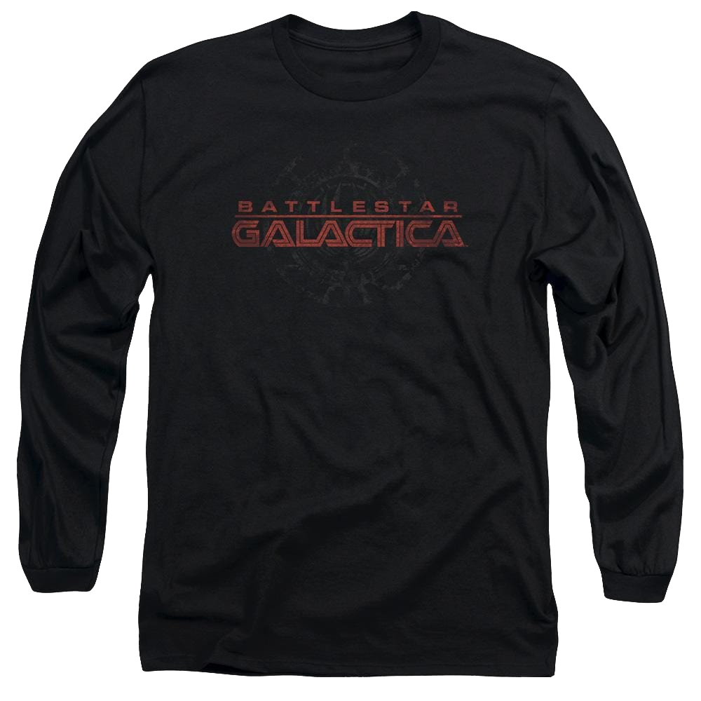 Battlestar Galactica Battered Logo - Men's Long Sleeve T-Shirt
