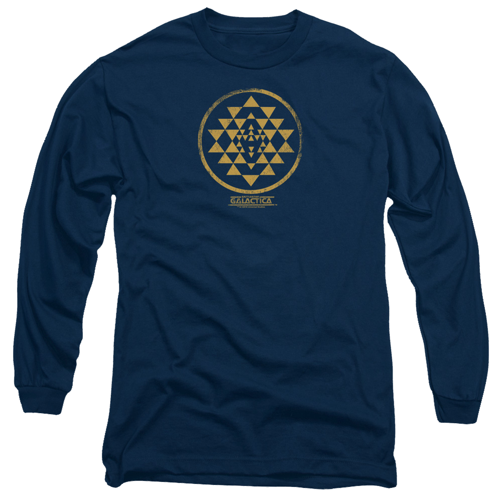 Battlestar Galactica Gold Squadron Patch - Men's Long Sleeve T-Shirt