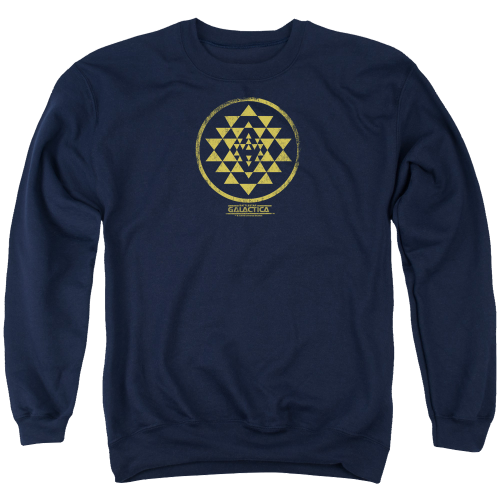Battlestar Galactica Gold Squadron Patch - Men's Crewneck Sweatshirt