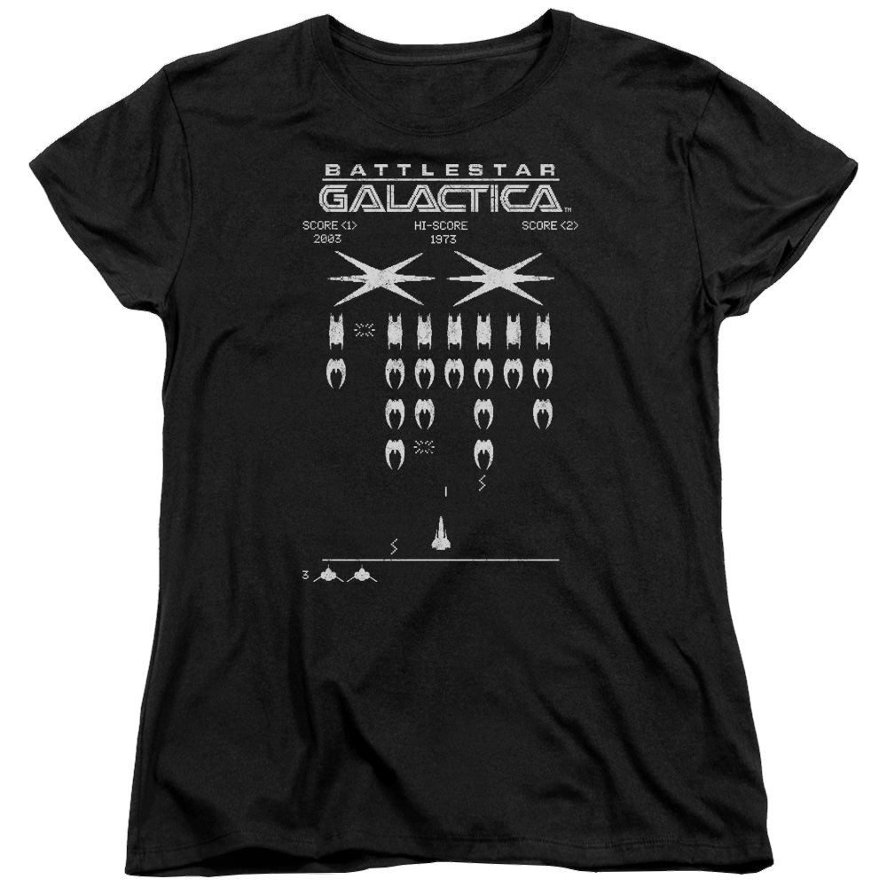 Battlestar Galactica Galactic Invaders - Women's T-Shirt