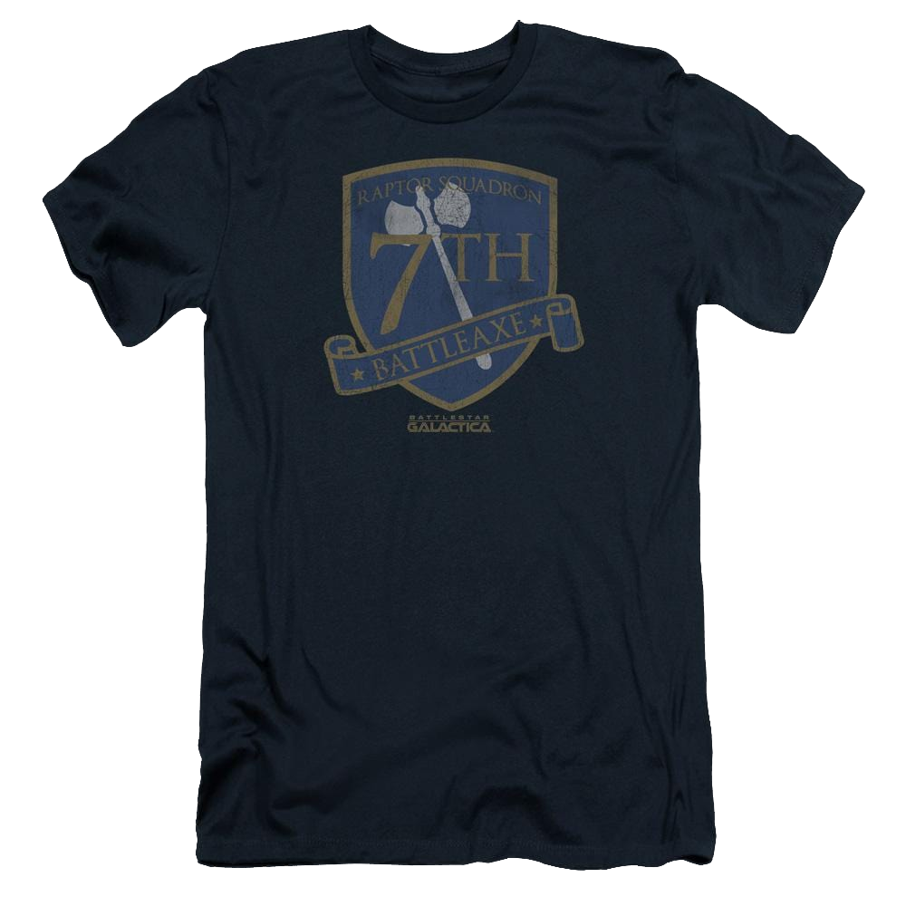 Battlestar Galactica Battleaxe Badge - Men's Slim Fit T-Shirt