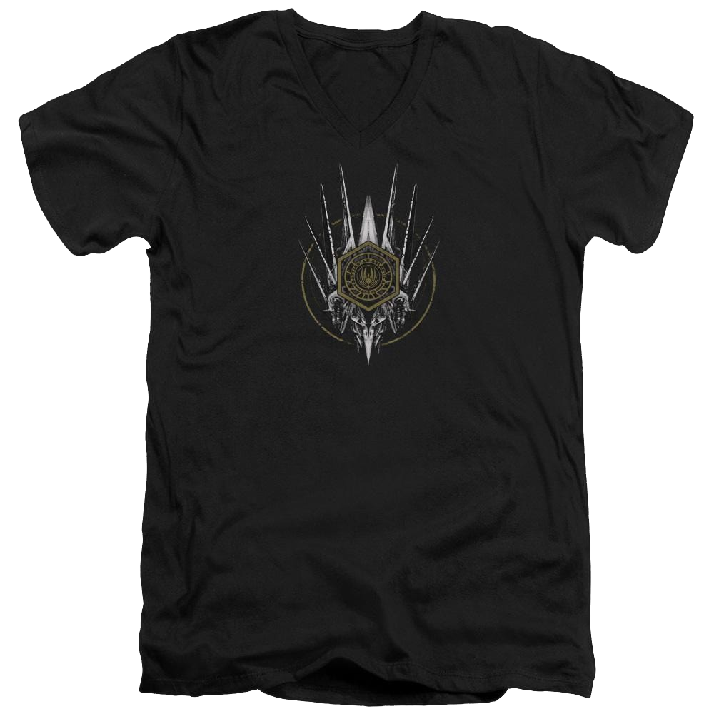 Battlestar Galactica Crest Of Ships - Men's V-Neck T-Shirt