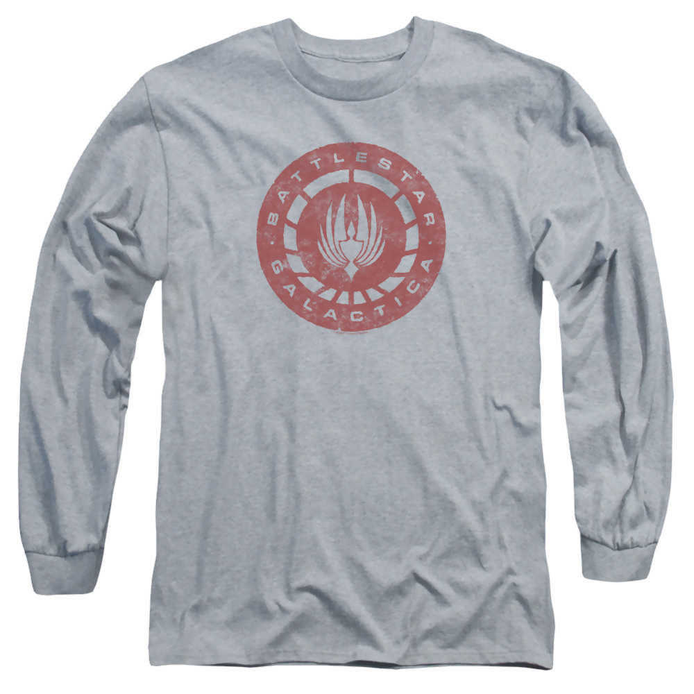 Battlestar Galactica Eroded Logo - Men's Long Sleeve T-Shirt