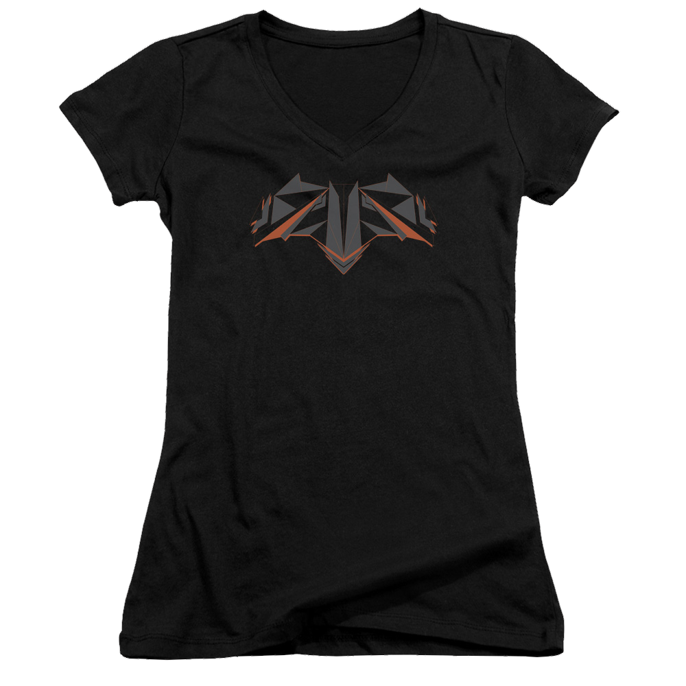 Batman v Superman Tech Bat Logo - Juniors V-Neck T-Shirt