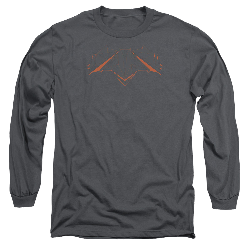 Batman v Superman Tech Bat Logo - Men's Long Sleeve T-Shirt Style003