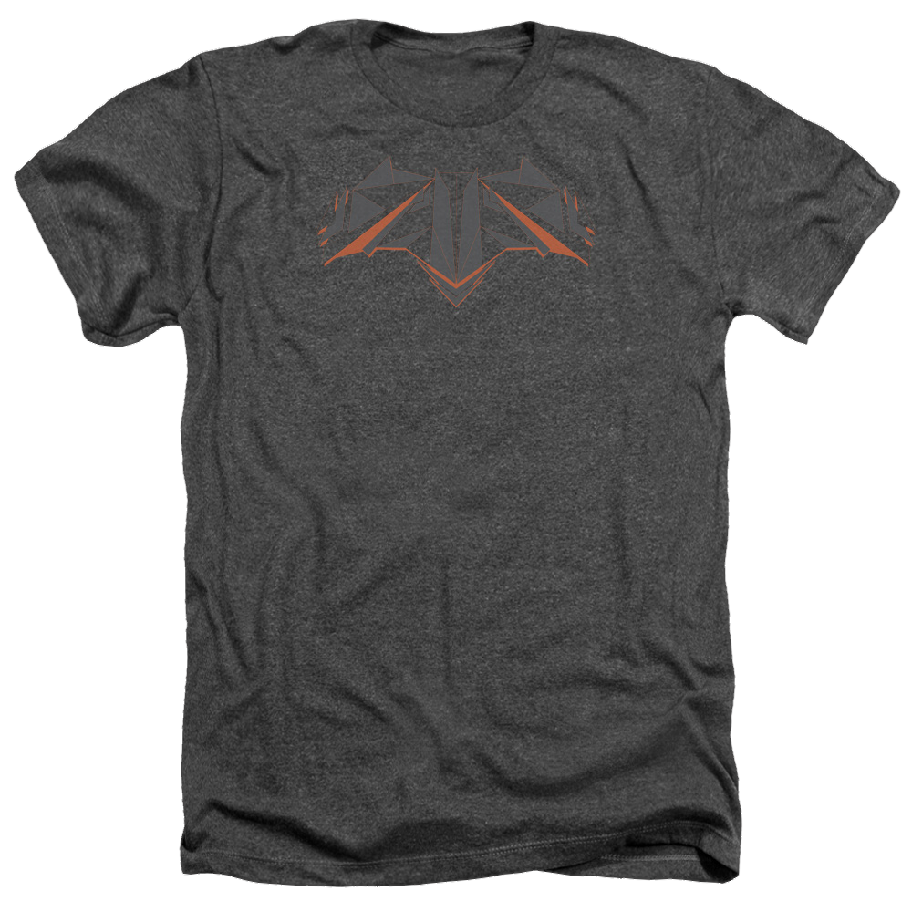 Batman v Superman Tech Bat Logo - Men's Heather T-Shirt Style001