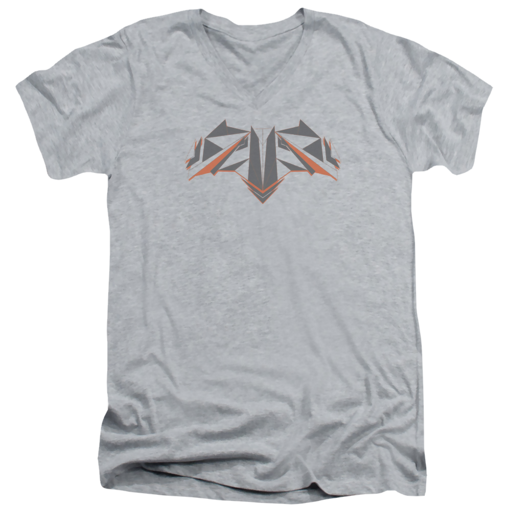 Batman v Superman Tech Bat Logo - Men's V-Neck T-Shirt Style002