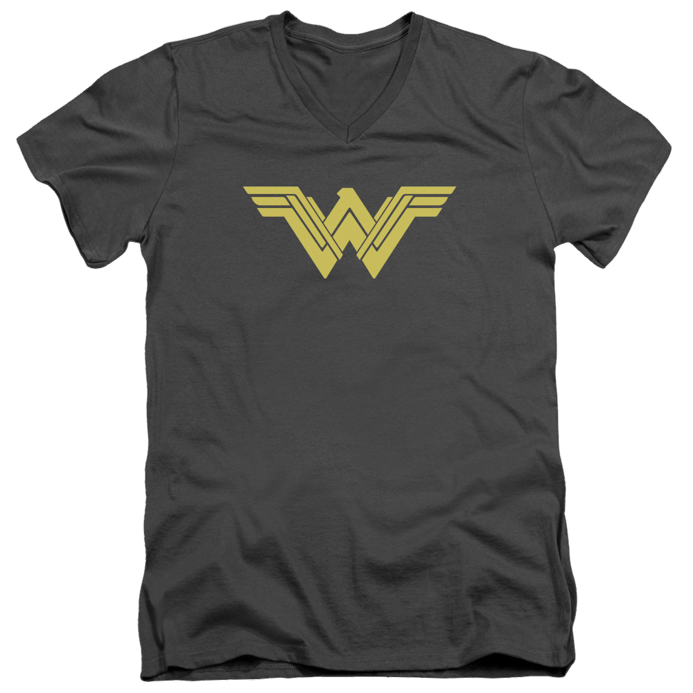 Batman v Superman Clean Line Logo - Men's V-Neck T-Shirt Style001