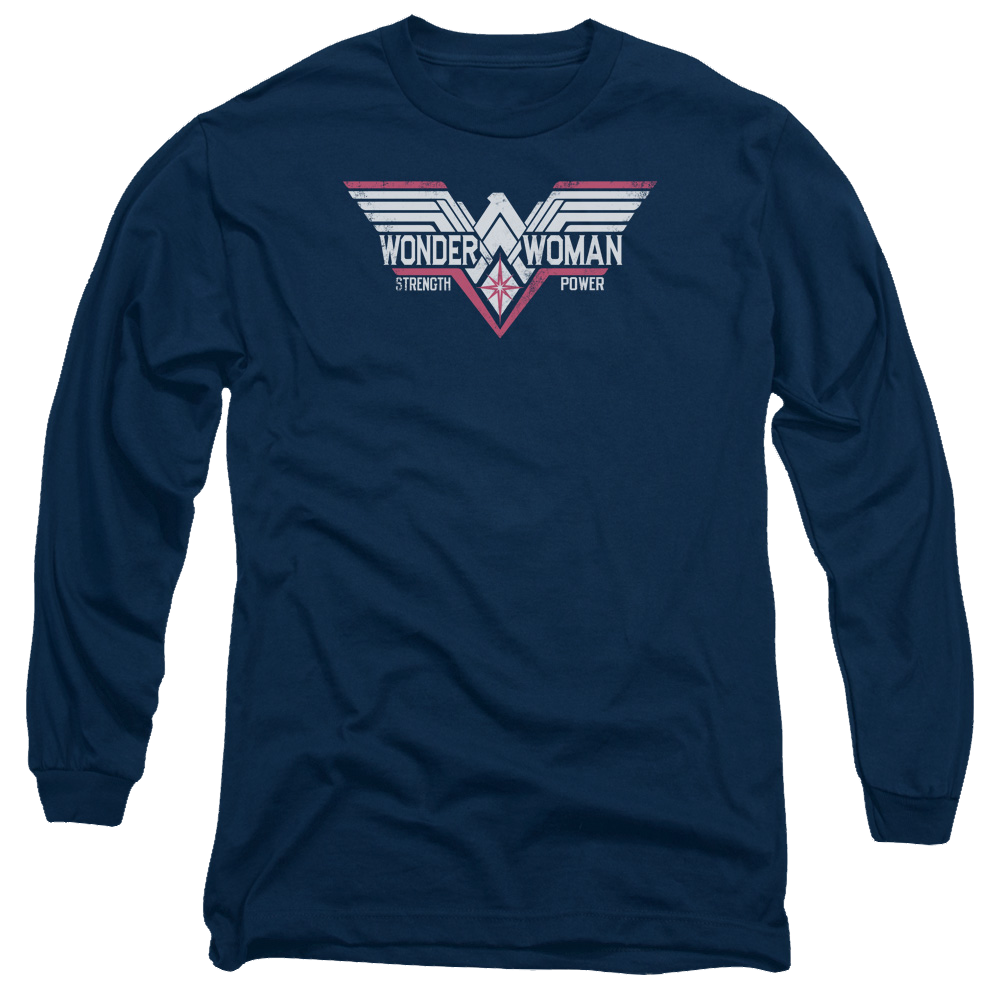 Batman v Superman Thunder Logo - Men's Long Sleeve T-Shirt Style001