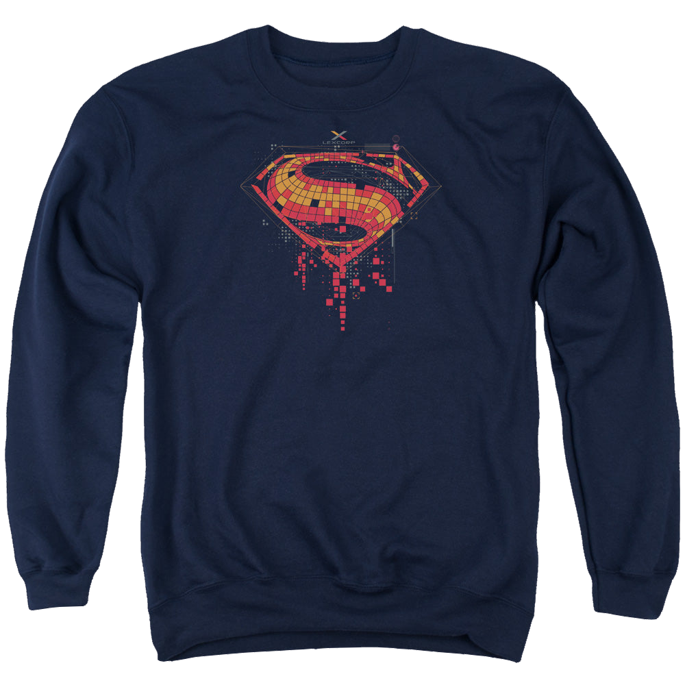 Batman v Superman Tech Super Logo - Men's Crewneck Sweatshirt