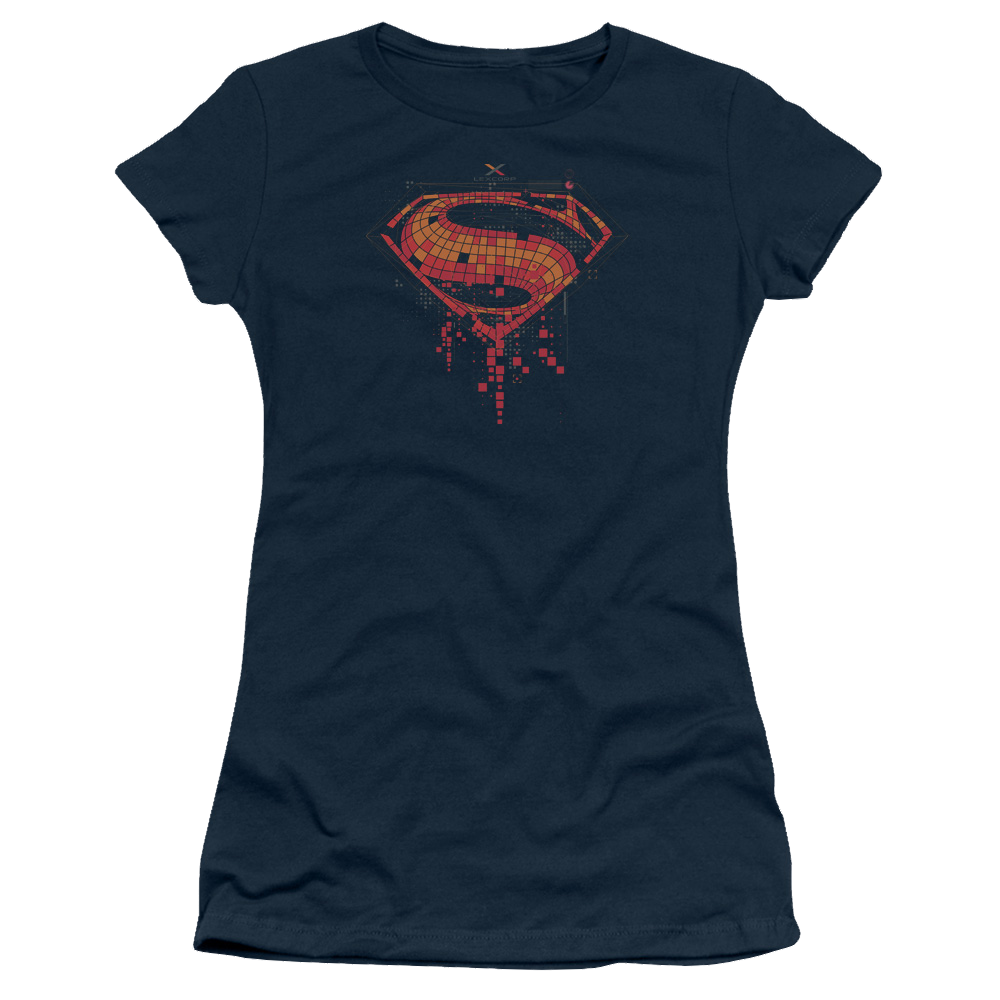 Batman v Superman Tech Super Logo - Juniors T-Shirt Style001
