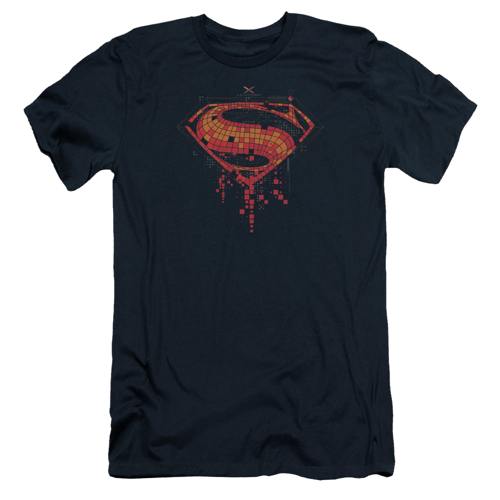 Batman v Superman Tech Super Logo - Men's Slim Fit T-Shirt