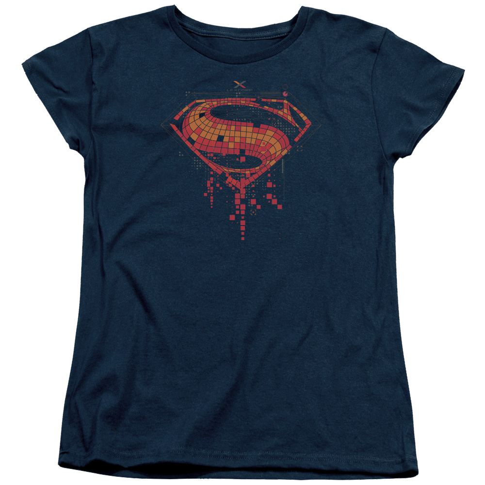 Batman v Superman Tech Super Logo - Women's T-Shirt Style001