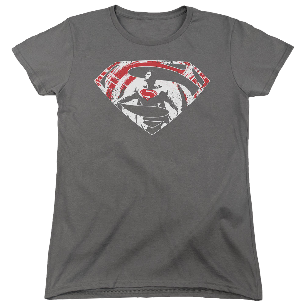 Batman v Superman Super Splatter Logo - Women's T-Shirt