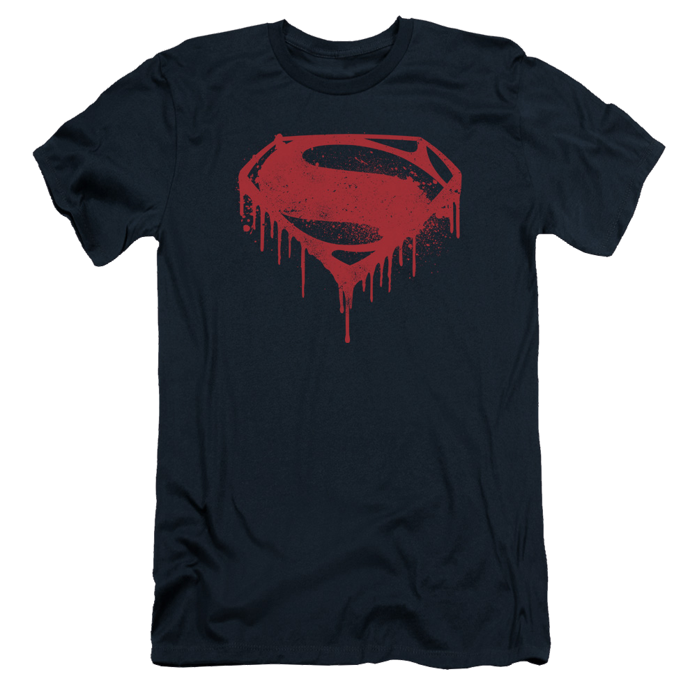 Batman v Superman Splattered - Men's Slim Fit T-Shirt Style002