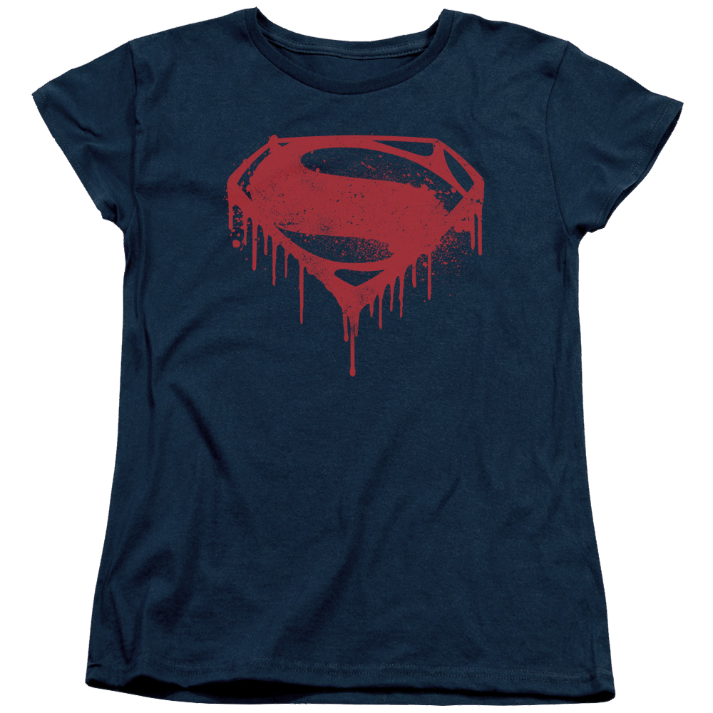 Batman v Superman Splattered - Women's T-Shirt Style002
