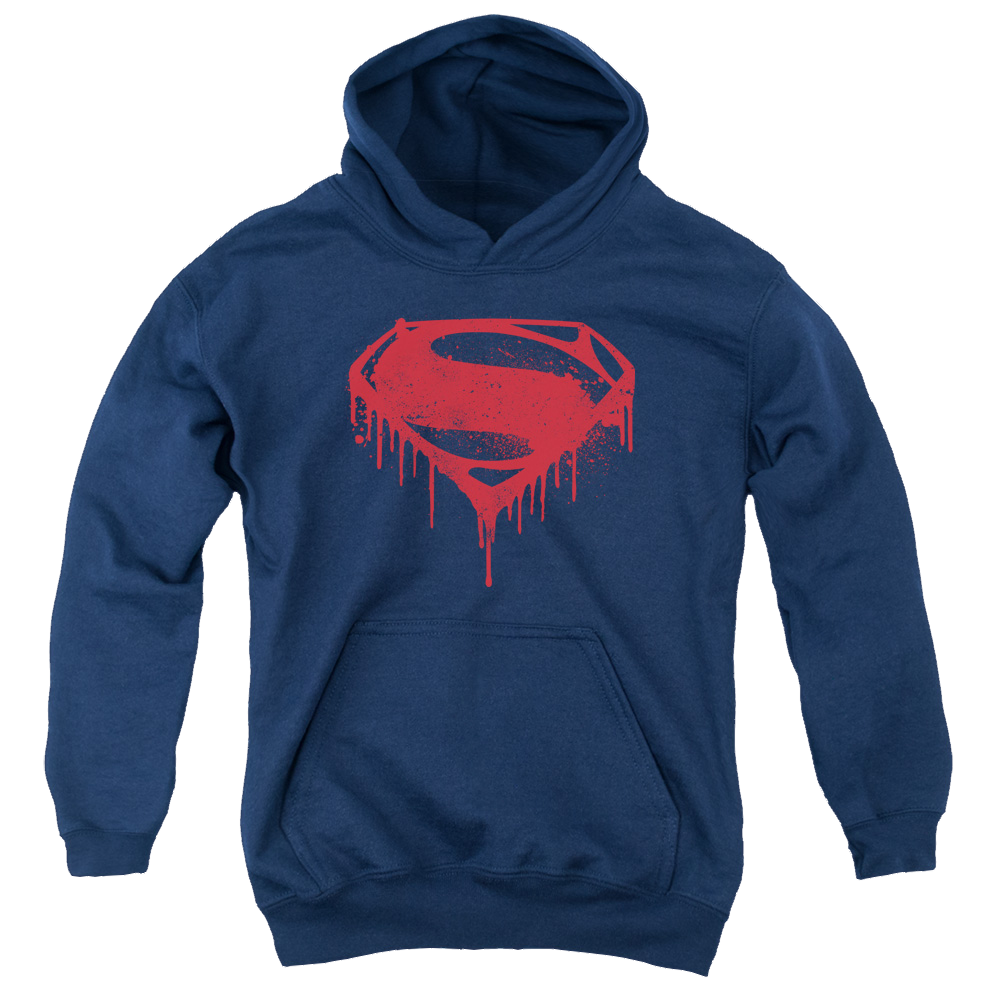 Batman v Superman Splattered - Youth Hoodie Style002