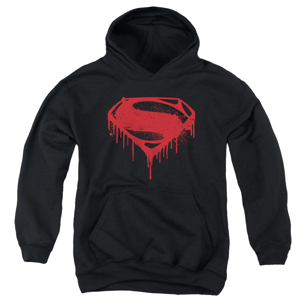 Batman v Superman Splattered - Youth Hoodie Style003