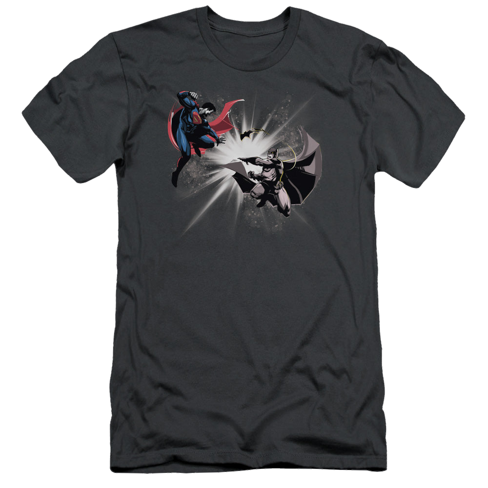Batman v Superman Fight Burst - Men's Slim Fit T-Shirt